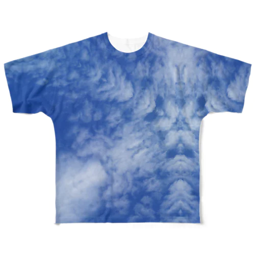  Pattern of clouds 01 フルグラフィックTシャツ