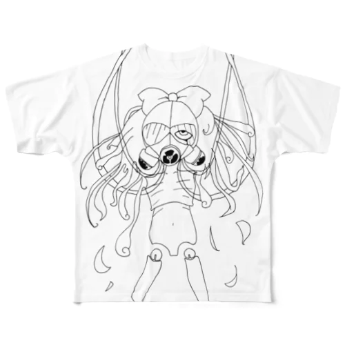 Howling Doll All-Over Print T-Shirt