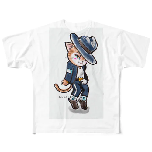 MJCATビリージーン フルグラフィックTシャツ