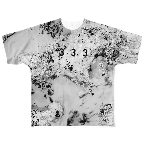 広島県 廿日市市 Tシャツ 両面 All-Over Print T-Shirt