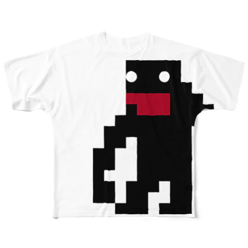 ドットてながくん-01dx フルグラフィックTシャツ