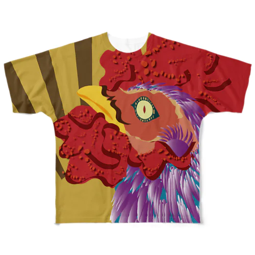ZODIAC rooster（酉） フルグラフィックTシャツ