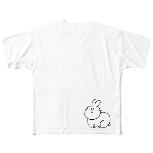 うさぎ All-Over Print T-Shirt