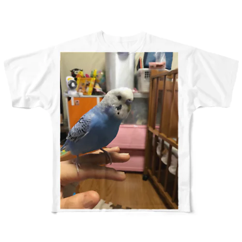 インコのトラ All-Over Print T-Shirt