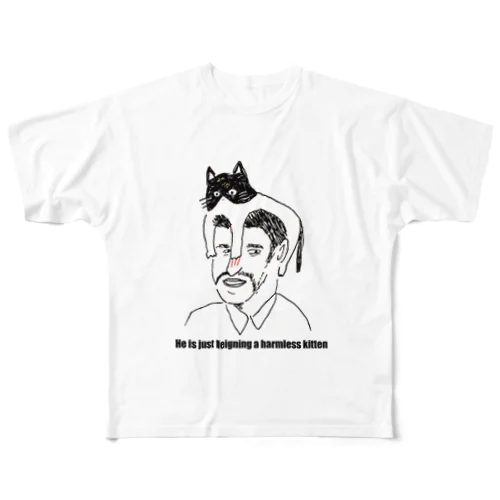 ねこかぶり（上司ver） All-Over Print T-Shirt