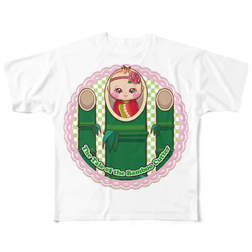 かぐや姫 フルグラフィックTシャツ