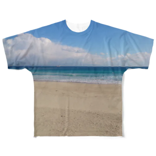 beach  フルグラフィックTシャツ
