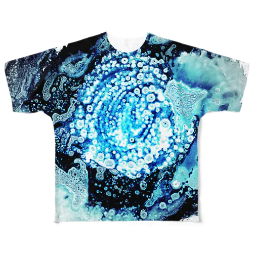 あお丸 All-Over Print T-Shirt