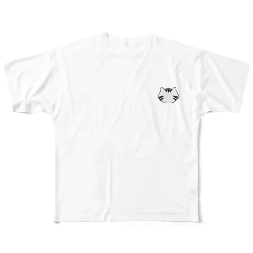 びゃっこたんシンプルロゴ フルグラフィックTシャツ