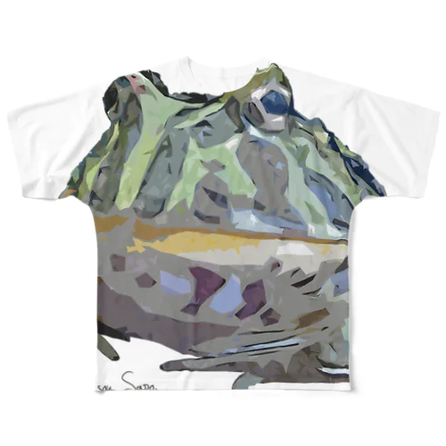 ベルツノガエル All-Over Print T-Shirt