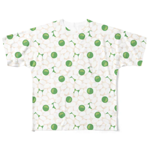 豆ごはん All-Over Print T-Shirt