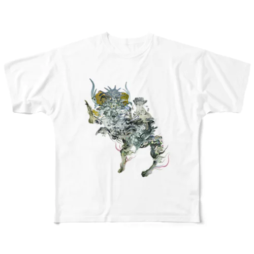 コラー獣VO.1 All-Over Print T-Shirt