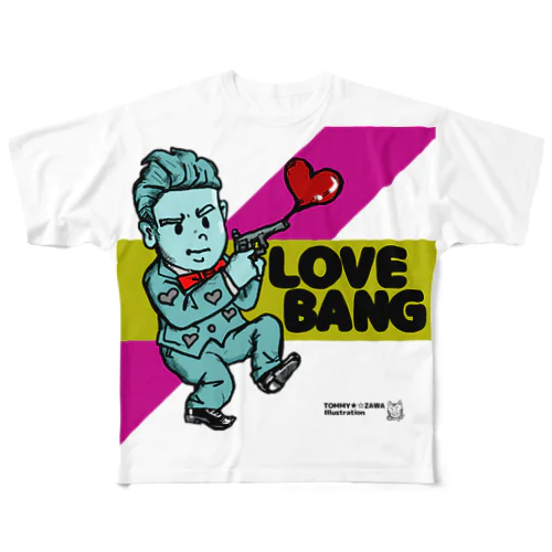 LOVE BANG! フルグラフィックTシャツ