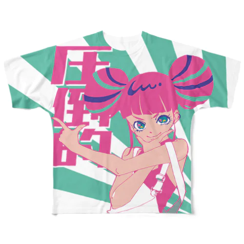 圧倒的ピカ子 フルグラフィックTシャツ