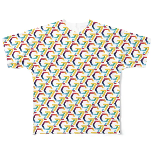 G7+柄が過ぎるTシャツ All-Over Print T-Shirt