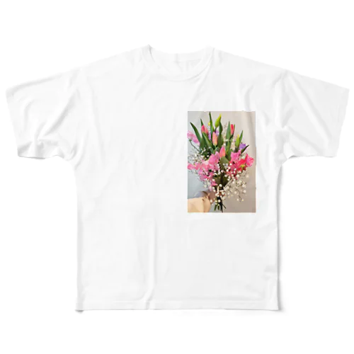 花束を君に フルグラフィックTシャツ