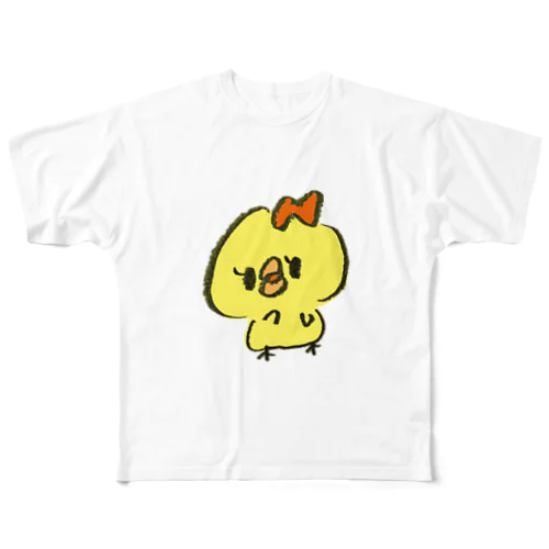 ひよこGOD フルグラフィックTシャツ