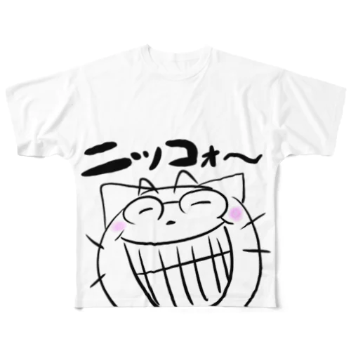 ニッコォ〜 All-Over Print T-Shirt