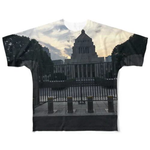 The 国会議事堂 All-Over Print T-Shirt