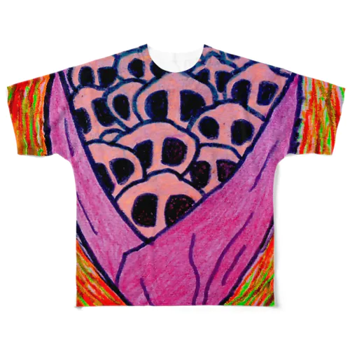 豚の鼻束 All-Over Print T-Shirt