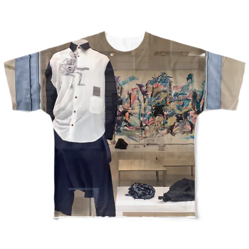 yohjiyamamoto All-Over Print T-Shirt