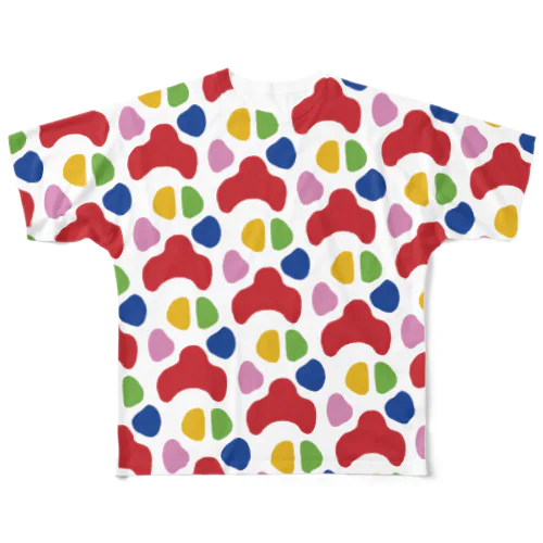 犬ノ足アトRed-B （Doi Kaori） All-Over Print T-Shirt