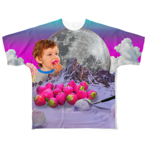 Strawberry Yoghurt フルグラフィックTシャツ