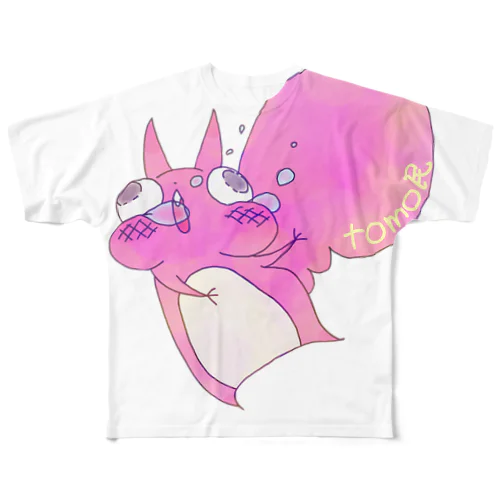 りすせんさん　泣きっ面 All-Over Print T-Shirt