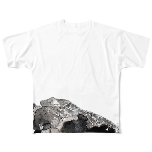 Lizard man All-Over Print T-Shirt