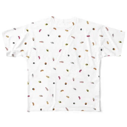 シンプル・スシパターン All-Over Print T-Shirt