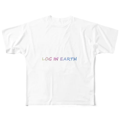 LOG IN EARTH All-Over Print T-Shirt