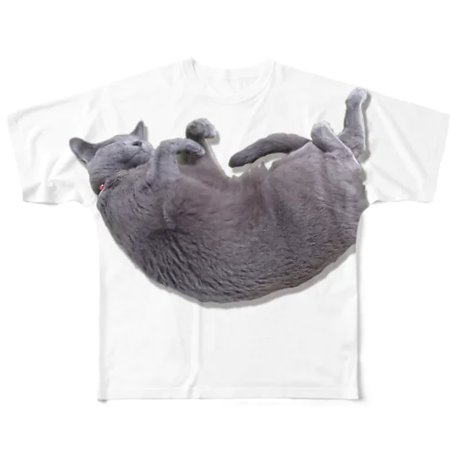 おやすみねこ All-Over Print T-Shirt