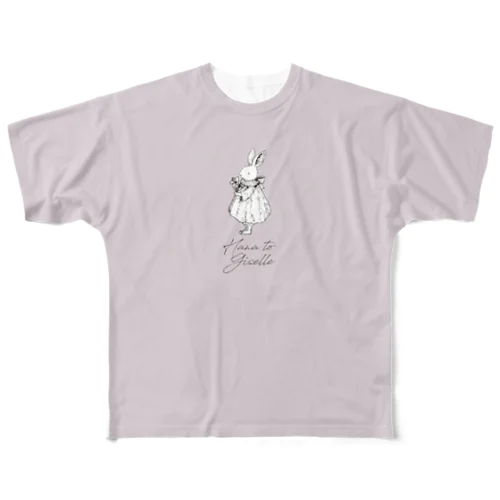 花とジゼル -Classic Rose-  フルグラフィックTシャツ