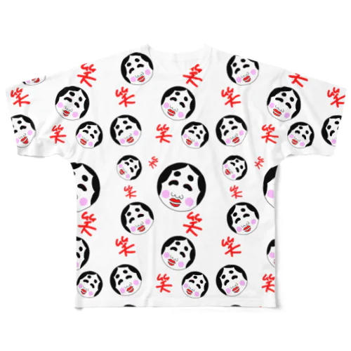 NO.5「おかめと笑おう」 All-Over Print T-Shirt