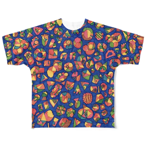 POTATO柄tシャツ All-Over Print T-Shirt