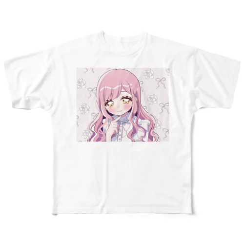 のばらTシャツ All-Over Print T-Shirt
