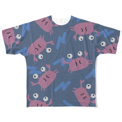カニ南国 All-Over Print T-Shirt
