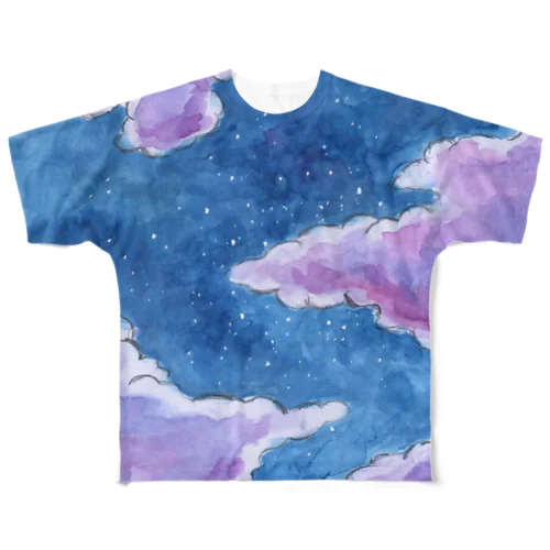 夜空🌌 フルグラフィックTシャツ