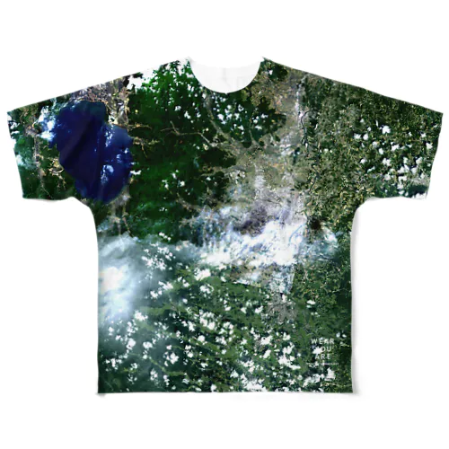 福島県 郡山市 Tシャツ 両面 All-Over Print T-Shirt