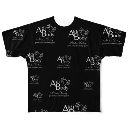 simpleトレ:ミニロゴブラック All-Over Print T-Shirt