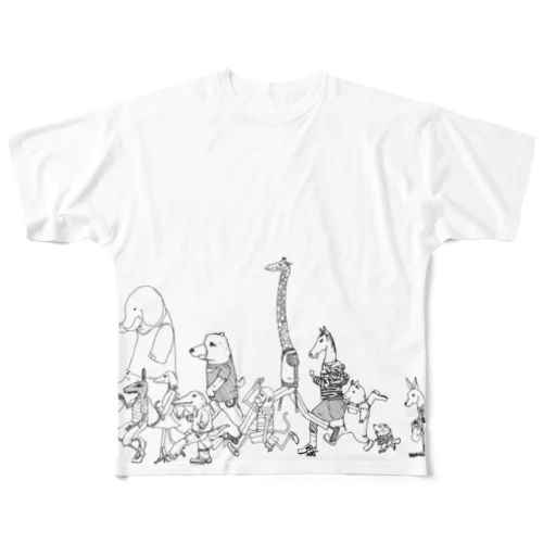 ズーマーチ All-Over Print T-Shirt