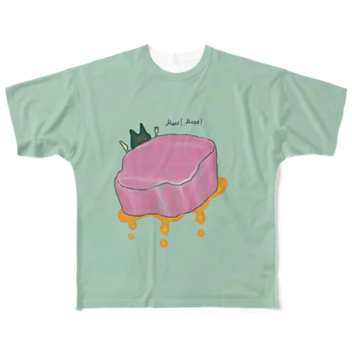 Meat! Meat! フルグラフィックTシャツ