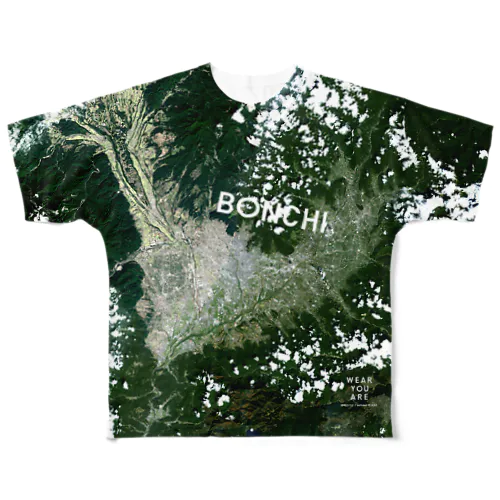 山梨県 甲府市 All-Over Print T-Shirt