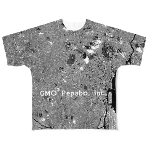 東京都 渋谷区 All-Over Print T-Shirt