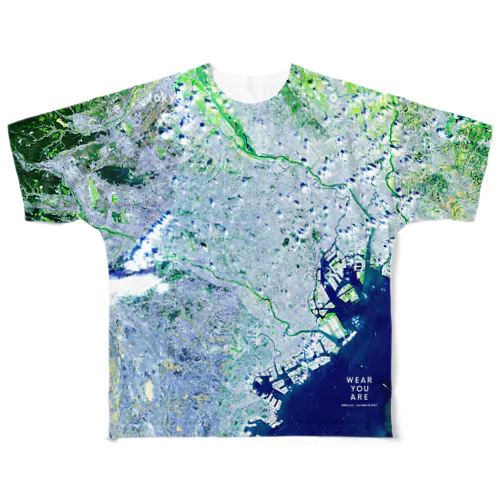東京都 世田谷区 All-Over Print T-Shirt