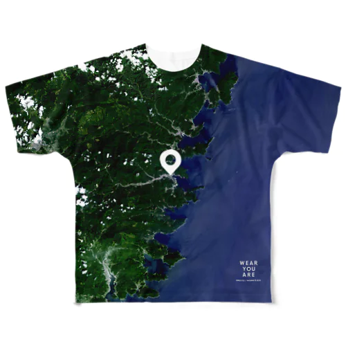 岩手県 釜石市 All-Over Print T-Shirt