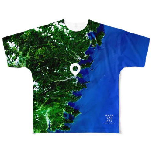 岩手県 釜石市 All-Over Print T-Shirt