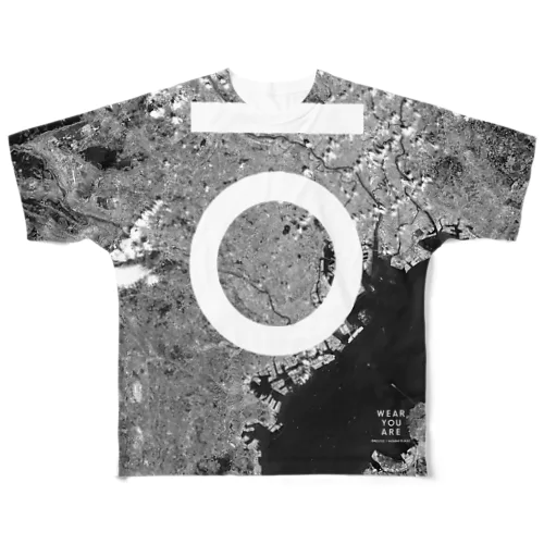 東京都 目黒区 All-Over Print T-Shirt