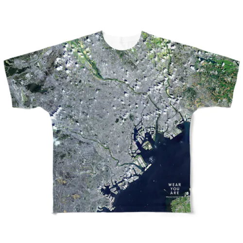 東京都 渋谷区 フルグラフィックTシャツ