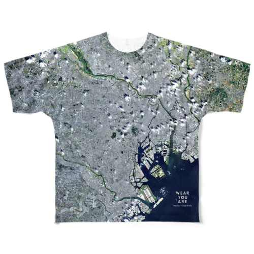 東京都 北区 All-Over Print T-Shirt